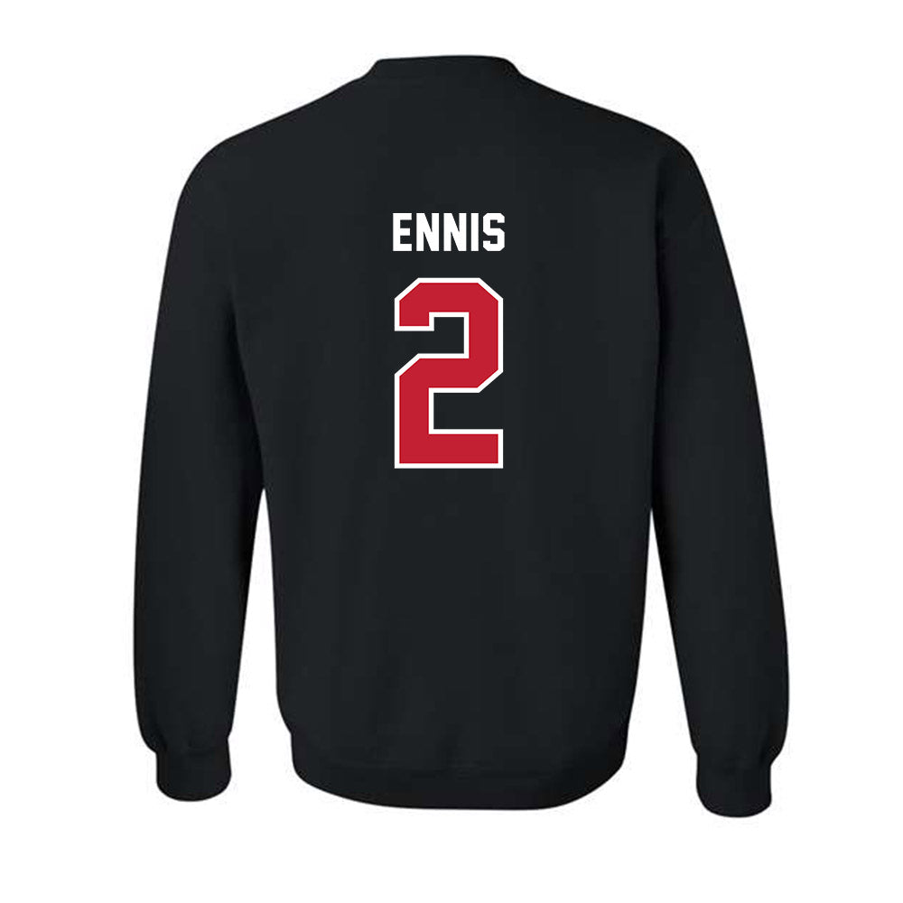 Montclair State - NCAA Baseball : Chuck Ennis - Classic Shersey Crewneck Sweatshirt-1