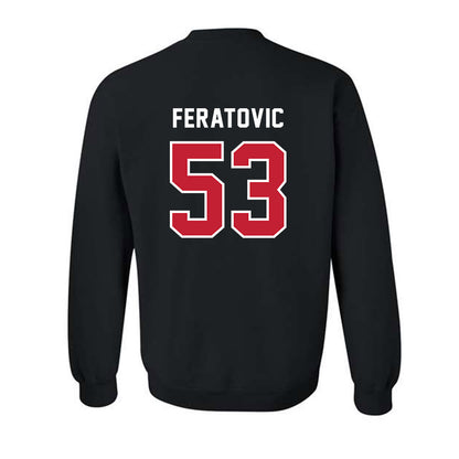 Montclair State - NCAA Football : Ennis Feratovic - Classic Shersey Crewneck Sweatshirt-1