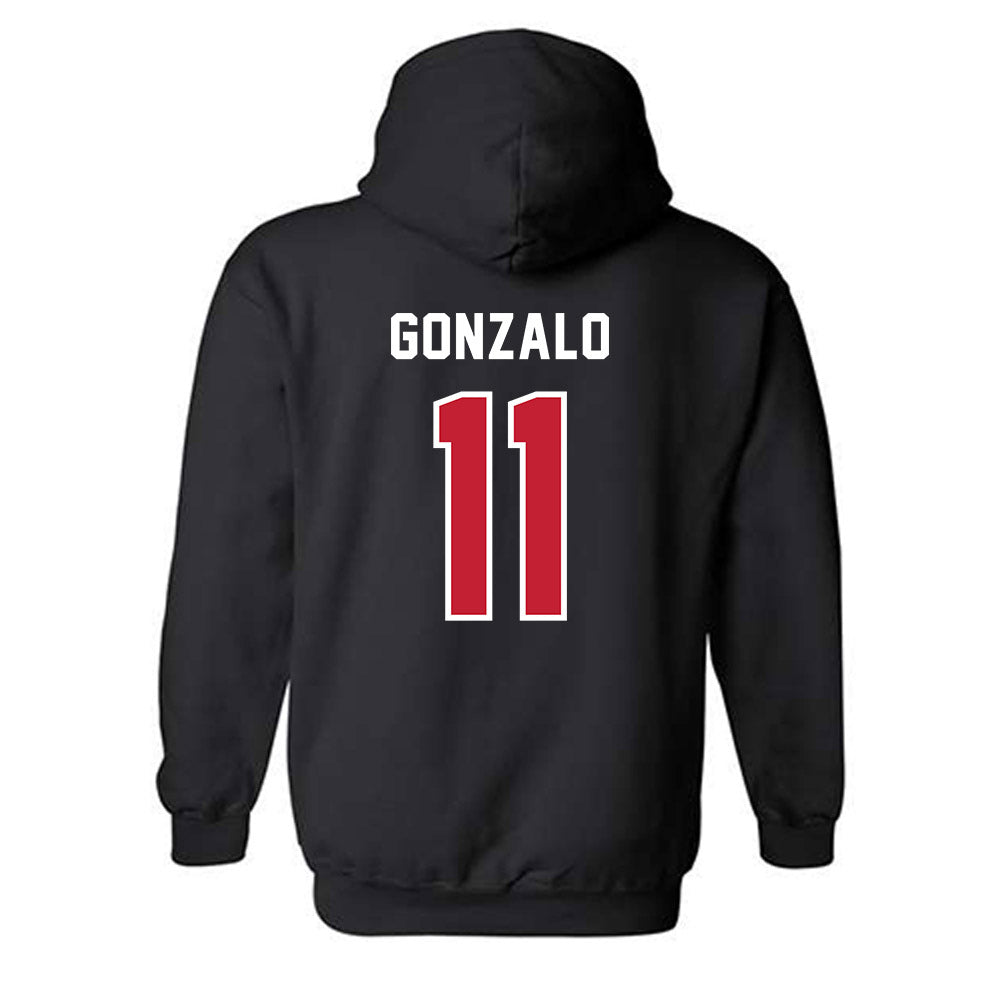 Montclair State - NCAA Baseball : Chris Gonzalo - Classic Shersey Hooded Sweatshirt-1