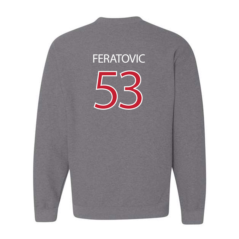 Montclair State - NCAA Football : Ennis Feratovic - Classic Shersey Crewneck Sweatshirt-1