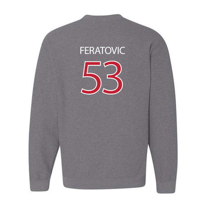 Montclair State - NCAA Football : Ennis Feratovic - Classic Shersey Crewneck Sweatshirt-1