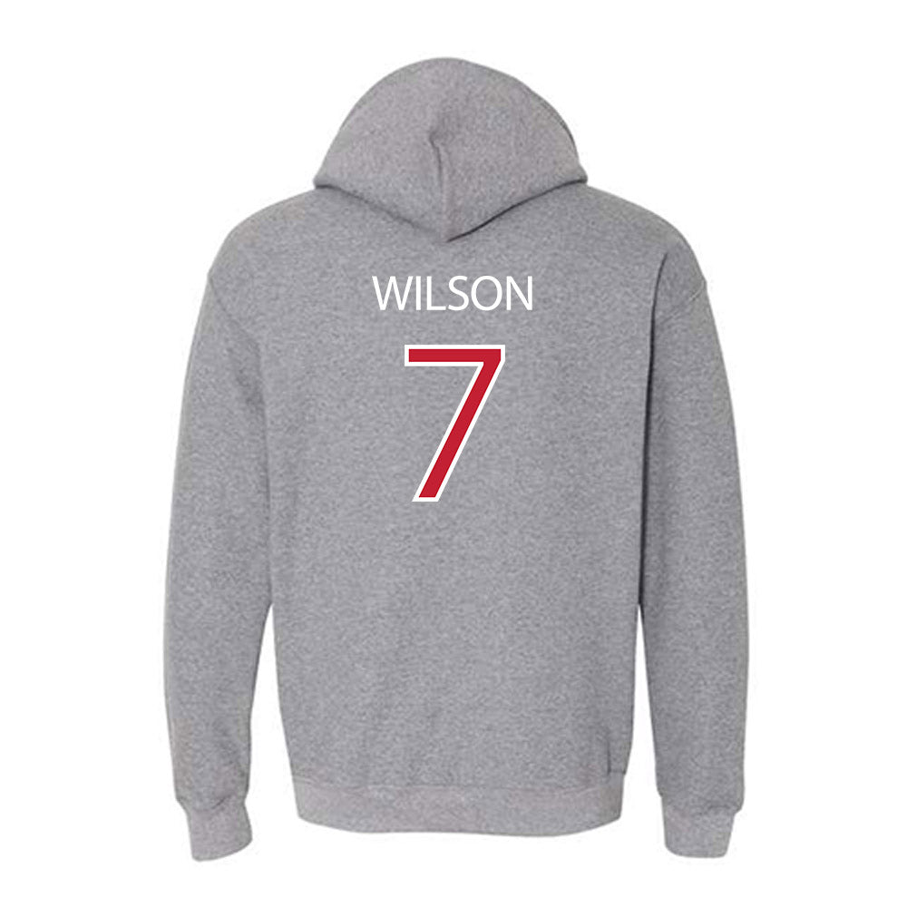 Montclair State - NCAA Football : Diante Wilson - Classic Shersey Hooded Sweatshirt-1
