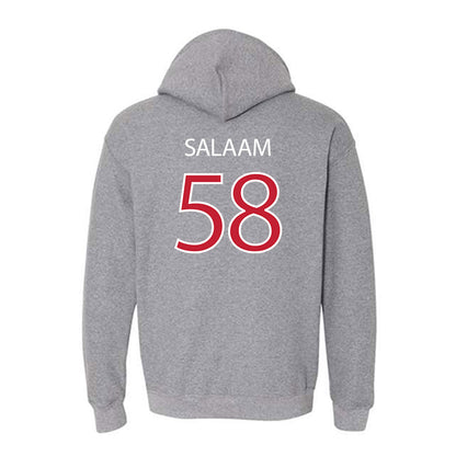 Montclair State - NCAA Football : Jahid Salaam - Classic Shersey Hooded Sweatshirt-1
