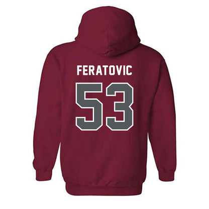 Montclair State - NCAA Football : Ennis Feratovic - Classic Shersey Hooded Sweatshirt-1