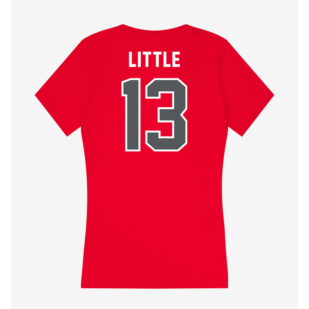 Montclair State - NCAA Football : Donovan Little - Classic Shersey Women's V-Neck T-Shirt-1