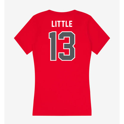 Montclair State - NCAA Football : Donovan Little - Classic Shersey Women's V-Neck T-Shirt-1