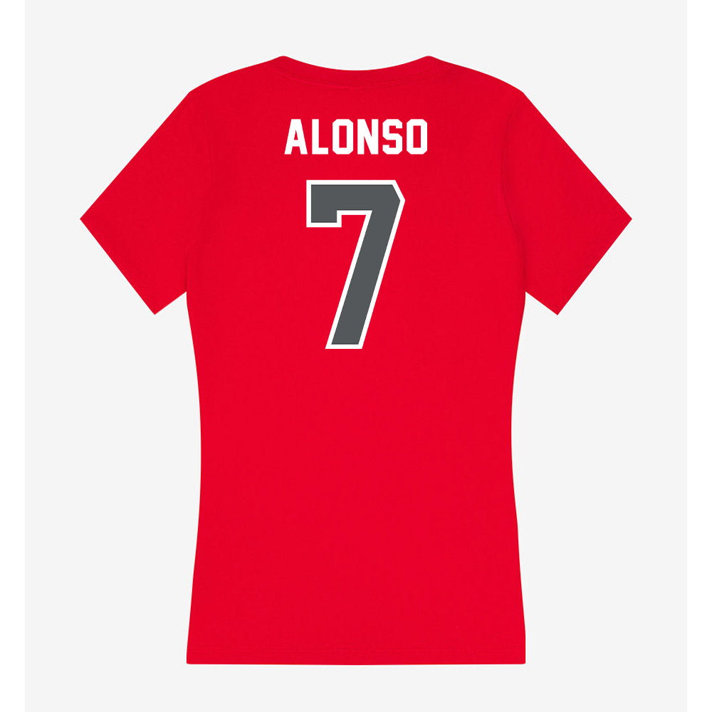Montclair State - NCAA Softball : Sophia Alonso - Classic Shersey Women's V-Neck T-Shirt-1