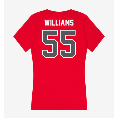 Montclair State - NCAA Football : Jamal Williams - Classic Shersey Women's V-Neck T-Shirt-1