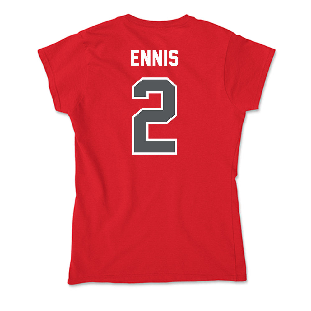 Montclair State - NCAA Baseball : Chuck Ennis - Classic Shersey Soft Style Women’s T-Shirt-1