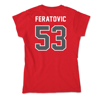 Montclair State - NCAA Football : Ennis Feratovic - Classic Shersey Soft Style Women’s T-Shirt-1