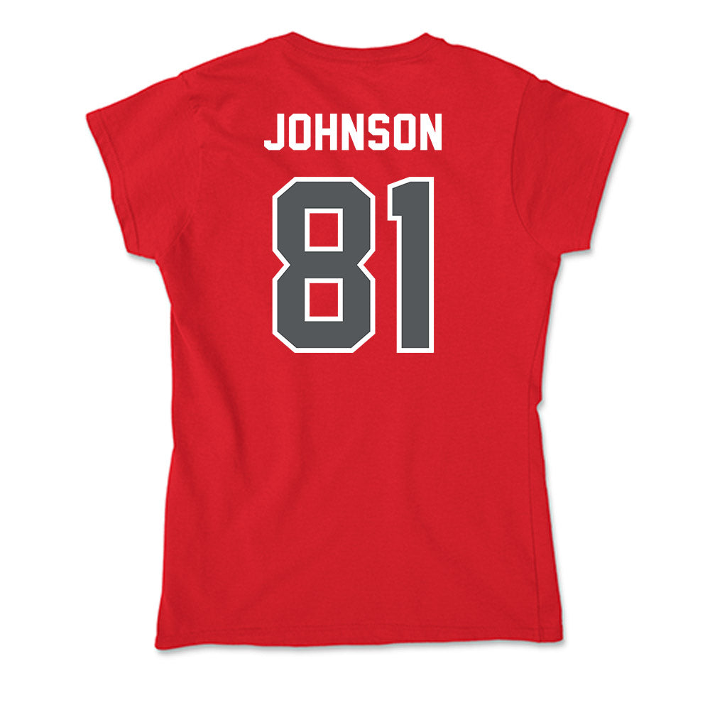 Montclair State - NCAA Football : Brandon Johnson - Classic Shersey Soft Style Women’s T-Shirt-1