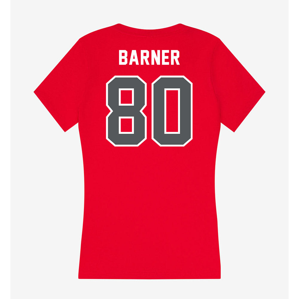 Montclair State - NCAA Football : Sincere Barner - Classic Shersey Women's V-Neck T-Shirt-1