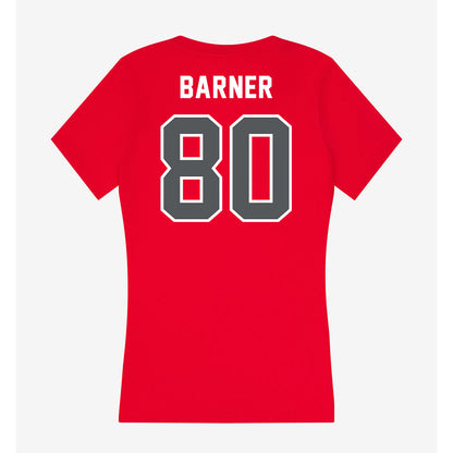 Montclair State - NCAA Football : Sincere Barner - Classic Shersey Women's V-Neck T-Shirt-1