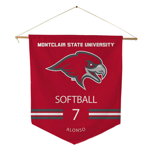 Montclair State - NCAA Softball : Sophia Alonso - Pennant - 18" x 21"-0