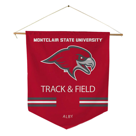 Montclair State - NCAA Women's Track & Field : McKay Alby - Pennant - 18" x 21"-0