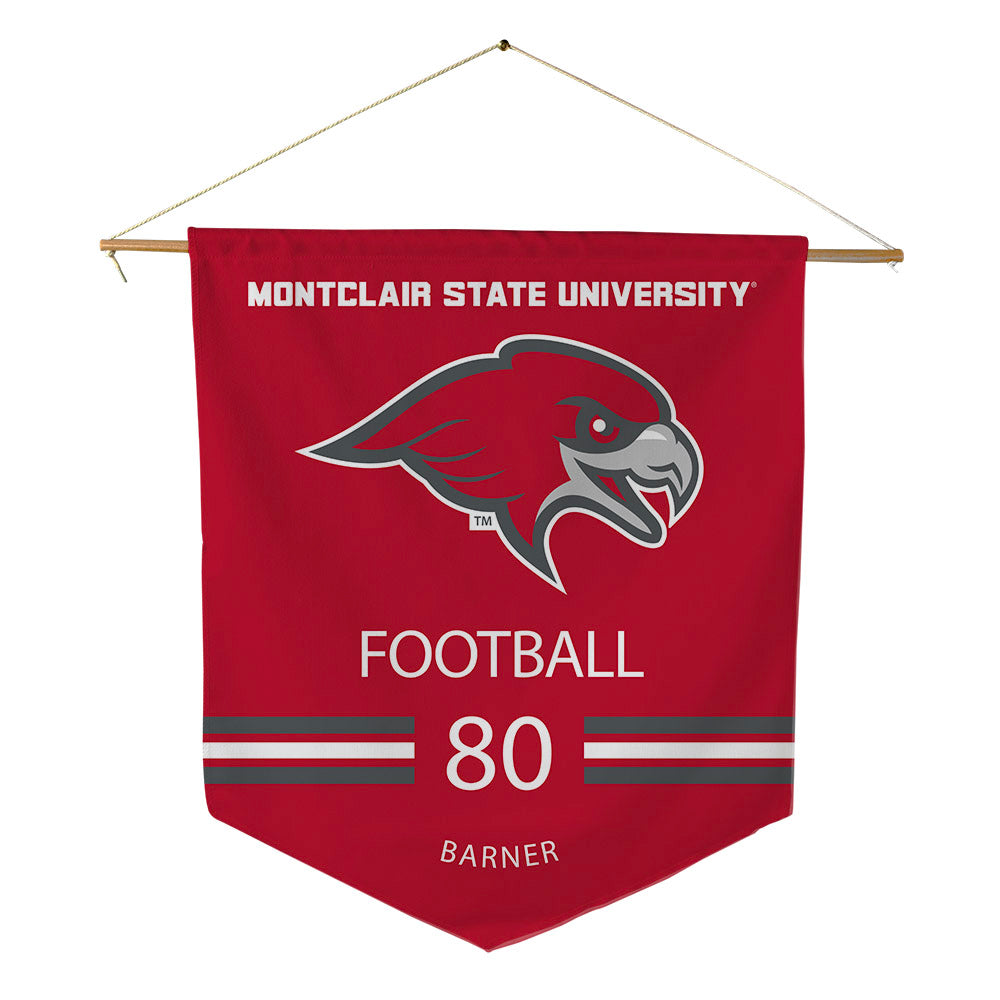 Montclair State - NCAA Football : Sincere Barner - Pennant - 18" x 21"-0