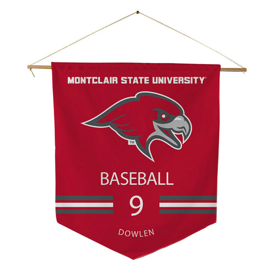 Montclair State - NCAA Baseball : Colin Dowlen - Pennant - 18" x 21"-0