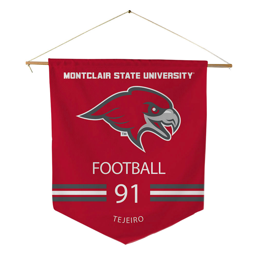 Montclair State - NCAA Football : Jose Tejeiro - Pennant - 18" x 21"-0