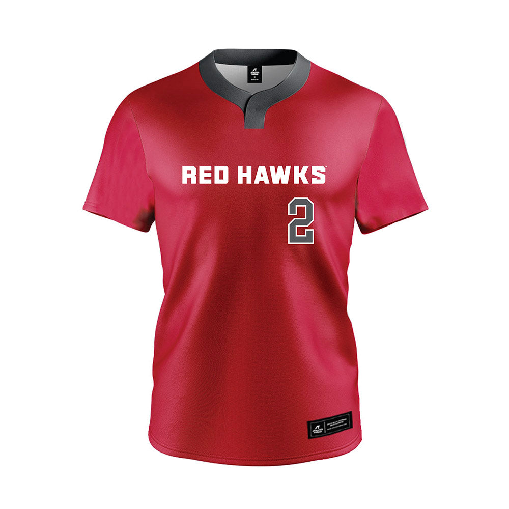 Montclair State - NCAA Baseball : Chuck Ennis - Red Jersey-0