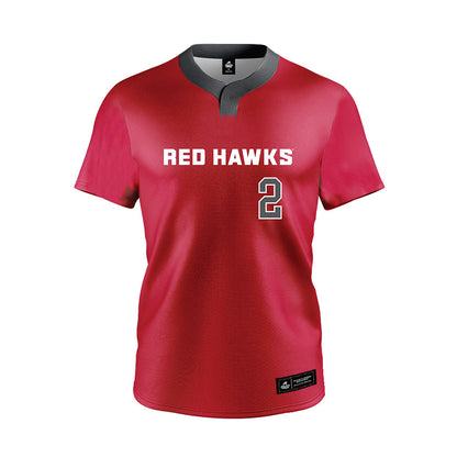 Montclair State - NCAA Baseball : Chuck Ennis - Red Jersey-0