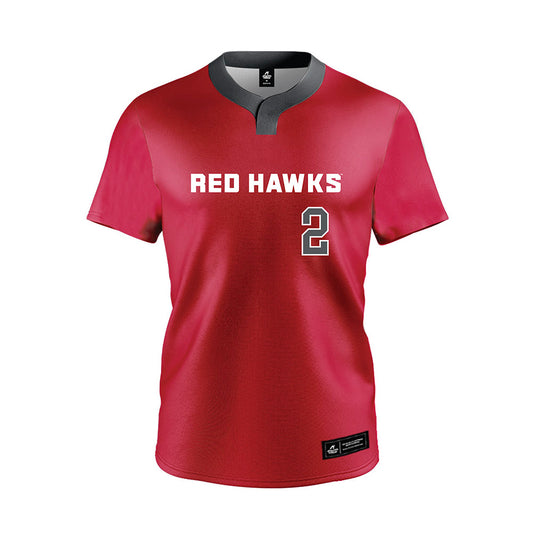 Montclair State - NCAA Baseball : Chuck Ennis - Red Jersey-0