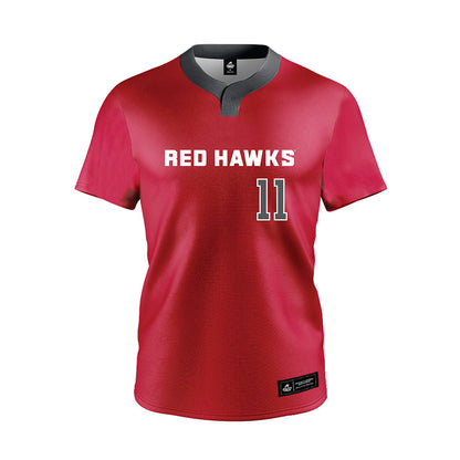 Montclair State - NCAA Baseball : Chris Gonzalo - Red Jersey-0