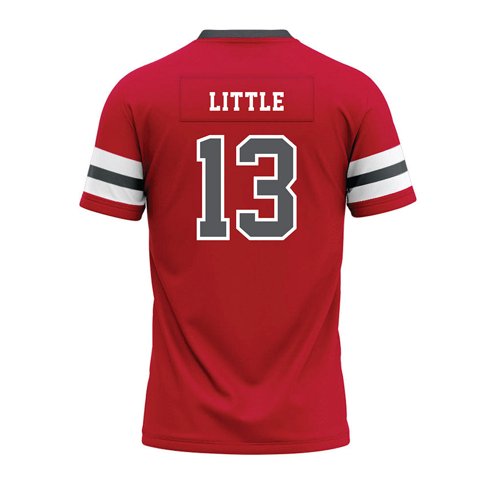 Montclair State - NCAA Football : Donovan Little - Red Premium Football Jersey-1