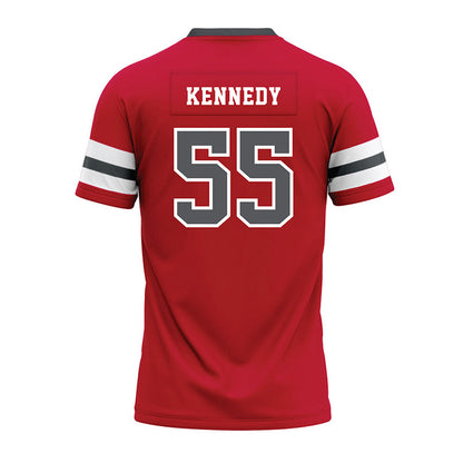 Montclair State - NCAA Football : Jakob Kennedy - Red Premium Football Jersey-1