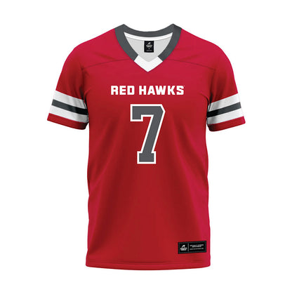 Montclair State - NCAA Football : Diante Wilson - Red Premium Football Jersey-0