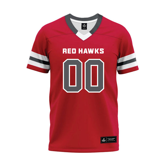 Montclair State - NCAA Football : JoVanny Mora - Red Premium Football Jersey-0