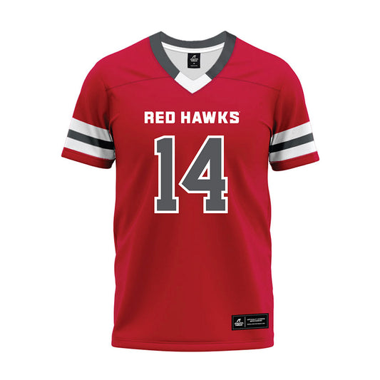 Montclair State - NCAA Football : Shaun Smith II - Red Premium Football Jersey-0