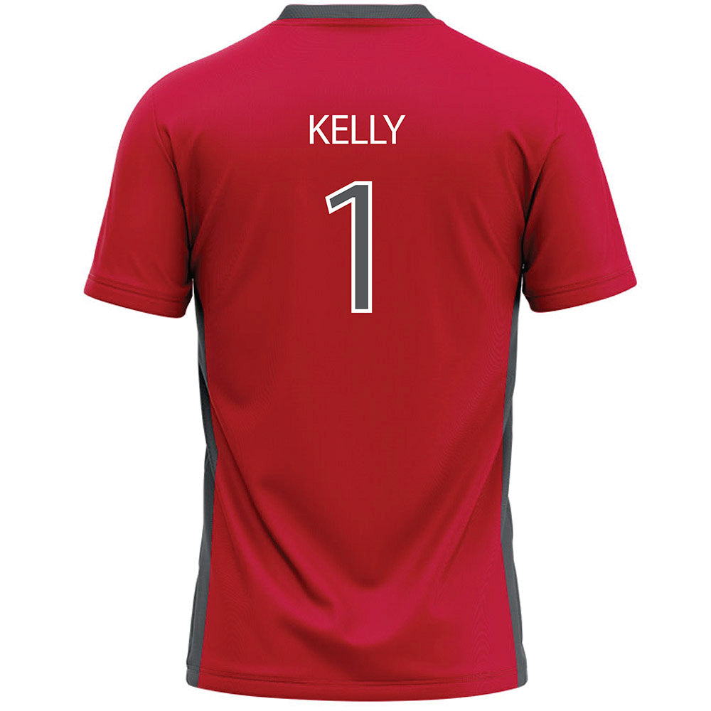 Montclair State - NCAA Men's Lacrosse : Brian Kelly - Red Lacrosse Jersey -1