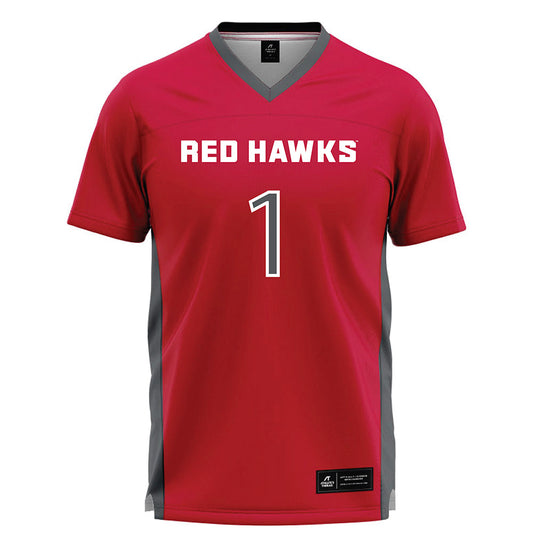 Montclair State - NCAA Men's Lacrosse : Brian Kelly - Red Lacrosse Jersey -0