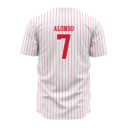 Montclair State - NCAA Softball : Sophia Alonso - Pinstripe Jersey-1