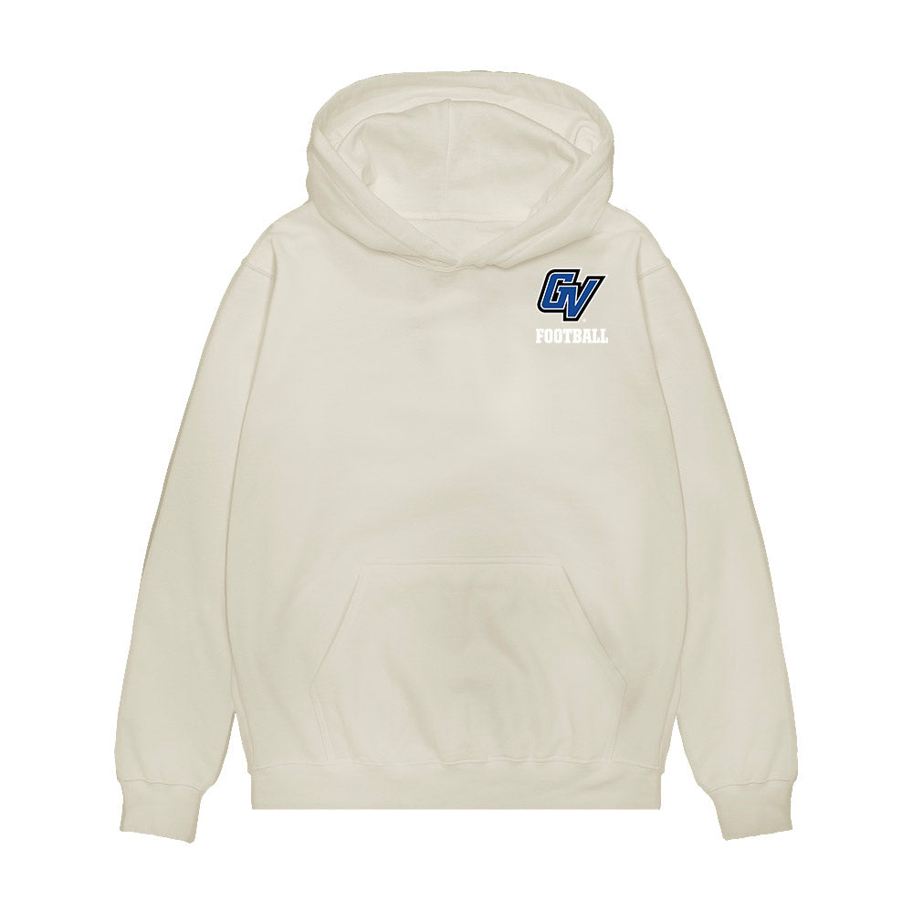 Grand Valley - NCAA Football : Jason Hardy - Collage Premium Hooded Sweatshirt-0