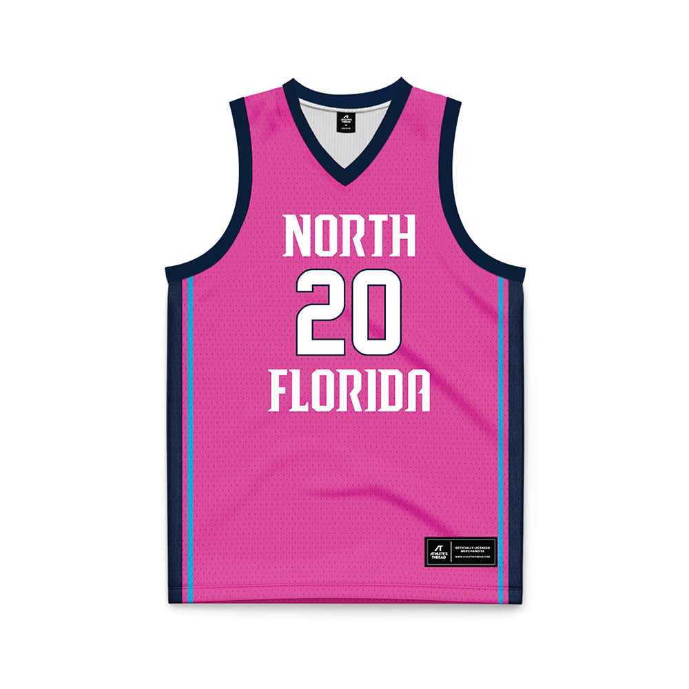 UNF - NCAA Women's Basketball : Georgi Buzzetti - Pink Basketball Jersey-0