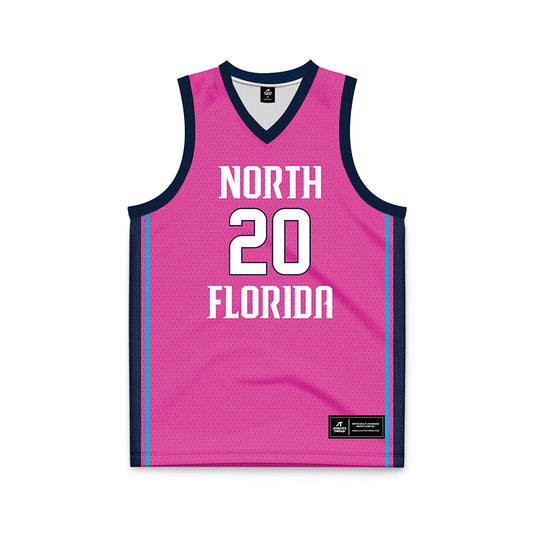 UNF - NCAA Women's Basketball : Georgi Buzzetti - Pink Basketball Jersey-0