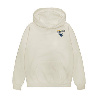 West Virginia - NCAA Men's Swimming & Diving : Glenn Eloriaga - Collage Premium Hooded Sweatshirt-0
