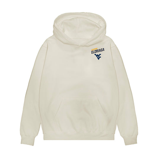 West Virginia - NCAA Men's Swimming & Diving : Glenn Eloriaga - Collage Premium Hooded Sweatshirt-0