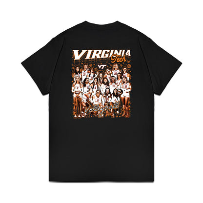 Virginia Tech - NCAA Women's Volleyball : Team Collage Comfort Colors T-Shirt-1