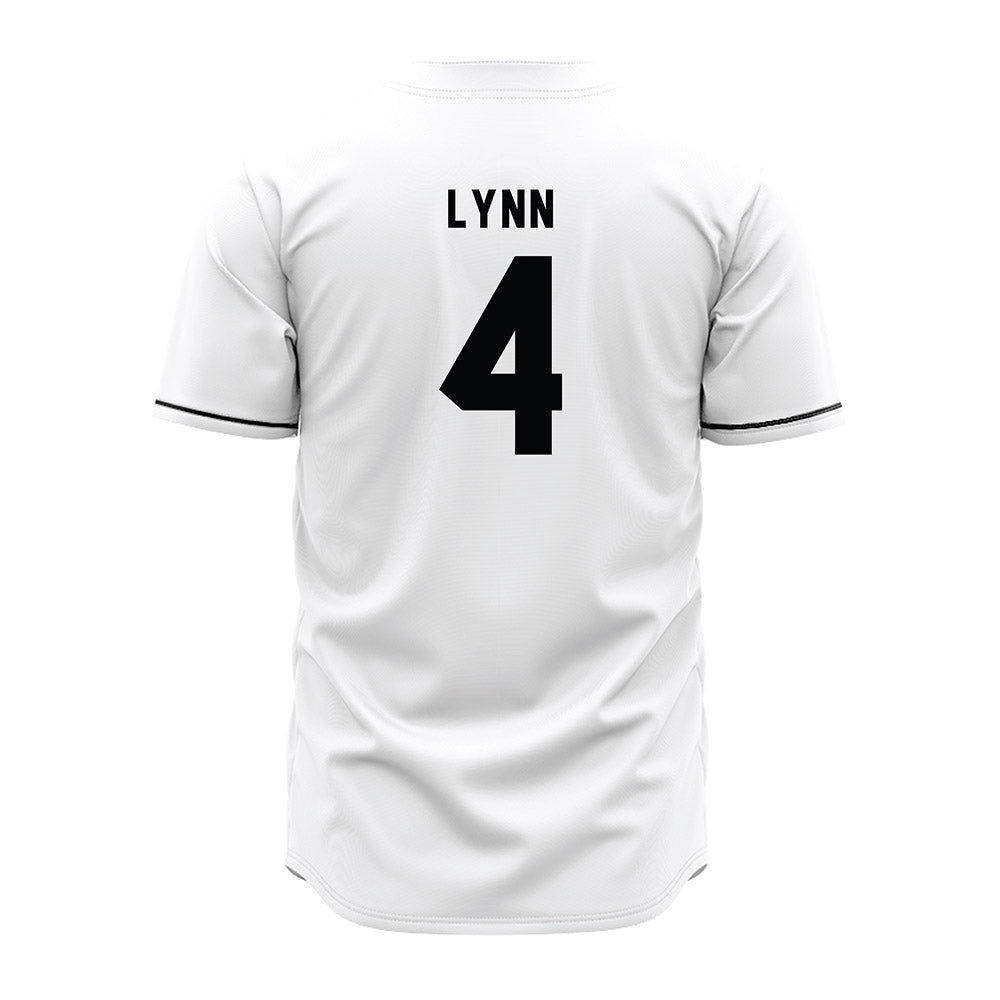 Emporia - NCAA Baseball : Austin Lynn - White Jersey-1