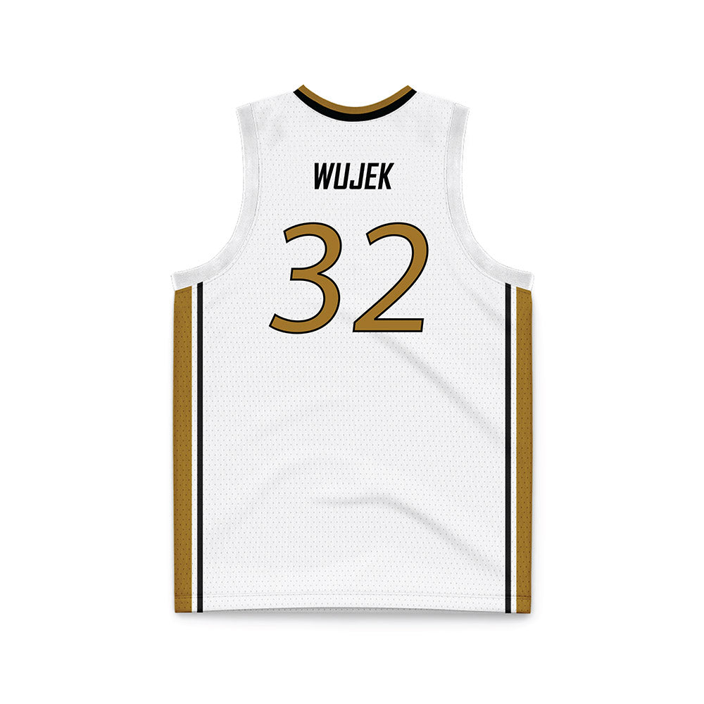 Emporia - NCAA Men's Basketball : Mason Wujek - White Basketball Jersey-1