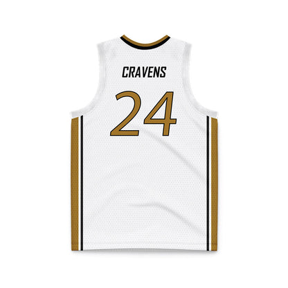 Emporia - NCAA Men's Basketball : Will Cravens - White Basketball Jersey-1