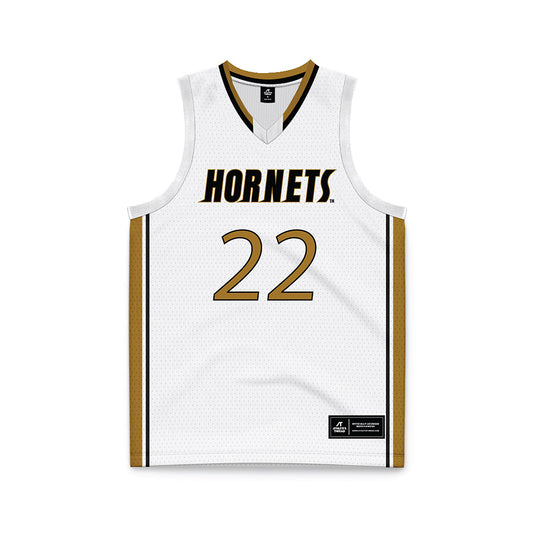 Emporia - NCAA Men's Basketball : Trey Taylor - White Basketball Jersey-0
