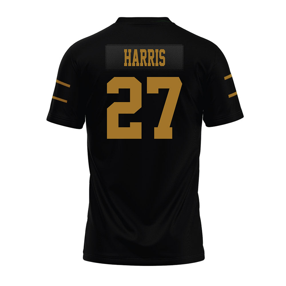 Emporia - NCAA Football : Jordyn Harris - Black Premium Football Jersey-1