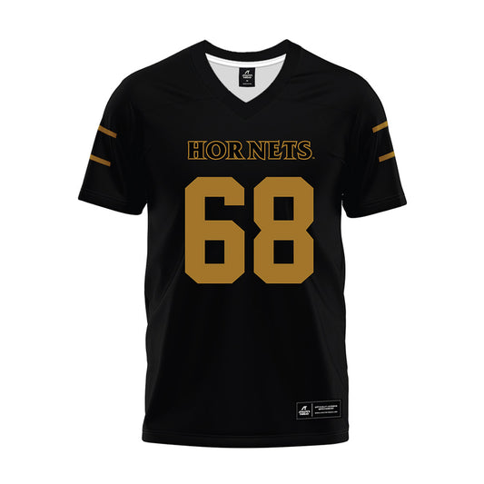 Emporia - NCAA Football : Tycen Biering - Black Premium Football Jersey-0