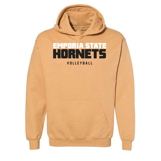 Emporia - NCAA Women's Volleyball : Delainee Dexter - Classic Shersey Hooded Sweatshirt-0