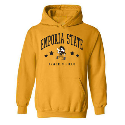 Emporia - NCAA Men's Track & Field : Peace Warah - Classic Shersey Hooded Sweatshirt-0