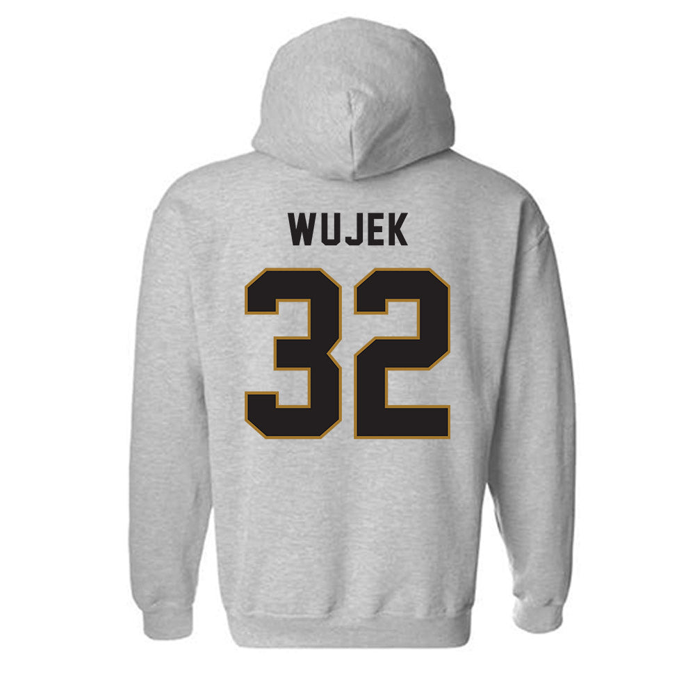 Emporia - NCAA Men's Basketball : Mason Wujek - Classic Shersey Hooded Sweatshirt-1