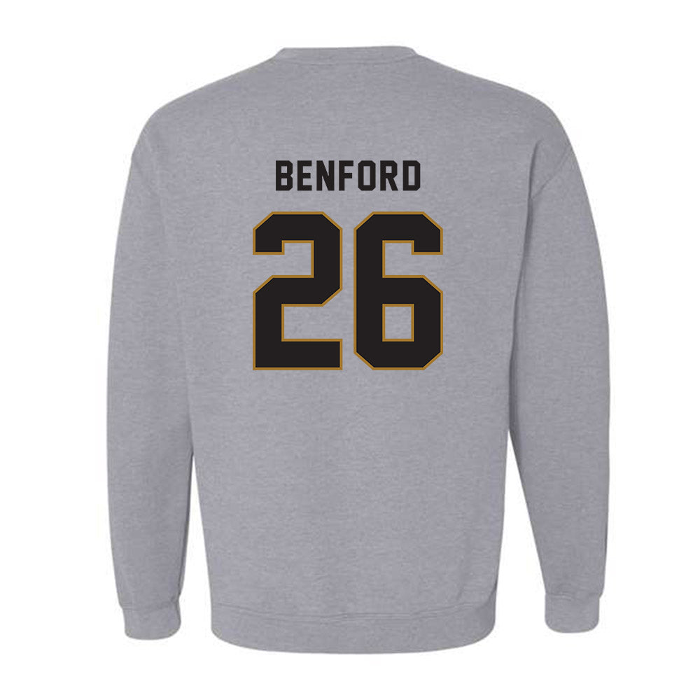 Emporia - NCAA Football : Nate Benford - Classic Shersey Crewneck Sweatshirt-1